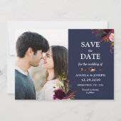 Boho bordp bohemian Foto Save The Date (Vorderseite)