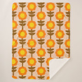 Boho Botanica Sherpa Blanket Sherpadecke (Vorderseite)