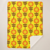 Boho Botanica Sherpa Blanket Sherpadecke (Vorderseite)