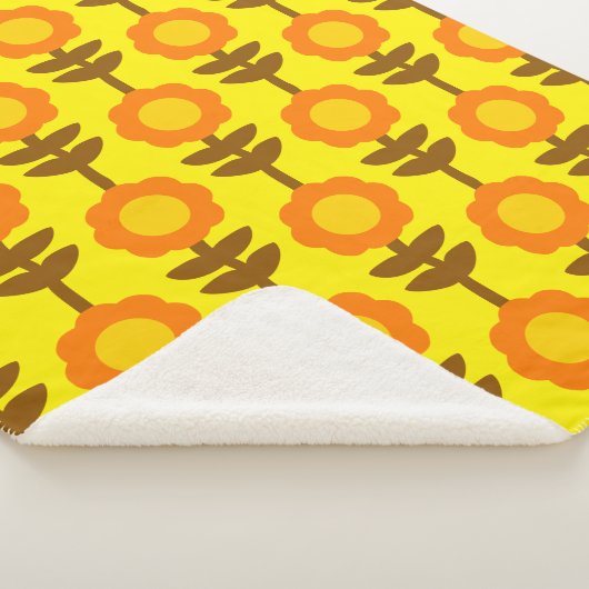 Boho Botanica Sherpa Blanket Sherpadecke (3/4)