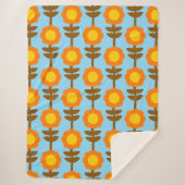 Boho Botanica Sherpa Blanket Sherpadecke (Vorderseite)