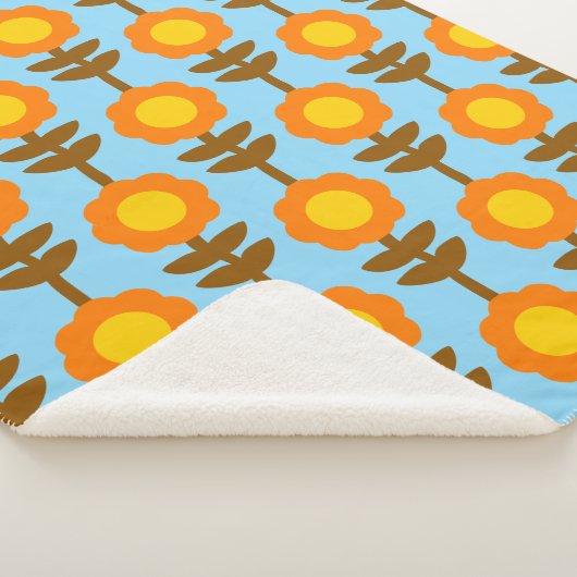 Boho Botanica Sherpa Blanket Sherpadecke (3/4)