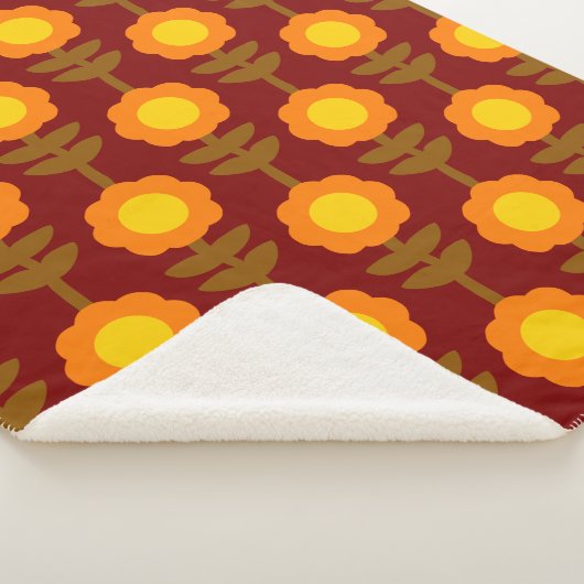 Boho Botanica Sherpa Blanket Sherpadecke (3/4)