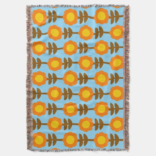 Boho Botanica Throw Blanket Decke (Vorderseite Vertikal)