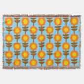 Boho Botanica Throw Blanket Decke (Vorderseite)