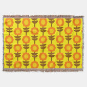 Boho Botanica Throw Blanket Decke (Vorderseite)