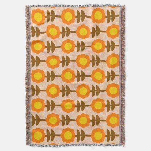 Boho Botanica Throw Blanket Decke (Vorderseite Vertikal)