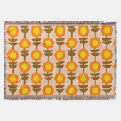 Boho Botanica Throw Blanket Decke (Vorderseite)