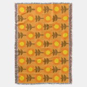 Boho Botanica Throw Blanket Decke (Vorderseite Vertikal)