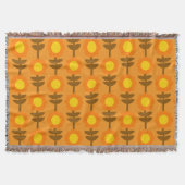 Boho Botanica Throw Blanket Decke (Vorderseite)