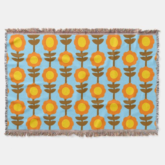 Boho Botanica Wurfdecke Decke (Vorderseite)