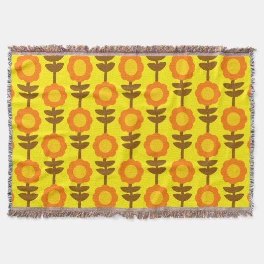 Boho Botanica Wurfdecke Decke (Vorderseite)
