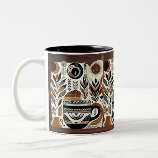 Boho Botanical Coffee Tasse (Links)