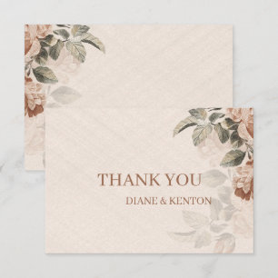 Boho-Botanical-Details-Rustikale-Terrakotta-Dankes RSVP Karte