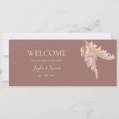 Boho Botanical | Dusty-Rose mit Sitzheader (Rückseite)