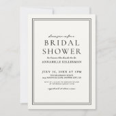 Boho Botanical Elegante Wildblume Brautparty Einladung (Vorderseite)