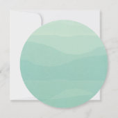 Boho Botanical Floral Lila Wedding Einladung (Rückseite)