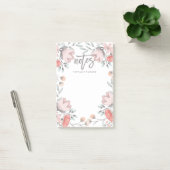 Boho Botanical Floral Notes Post-it Klebezettel (Büro)