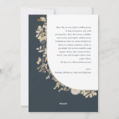 Boho Botanical Happy Kwanzaa Foto Feiertagskarte (Rückseite)