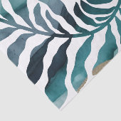 Boho Botanical Kelp Monogram Aquarell Matisse Seidenpapier (Ausschnitt)