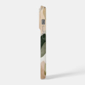 Boho Botanical Leaf Pattern Phone Case Neutral  iPhone Hülle (Linke Seite)