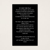 Boho Botanical Schwarz-weiß Foto Beerdigungskarte (Rückseite)