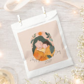Boho Botanical Watercolor for Mother’s Day Geschenktütchen (Ausgeschnitten)