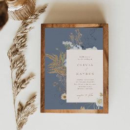 Boho Botanical Wedding Einladung