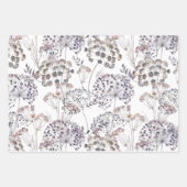 Boho Botanical Wrapping Paper Sheets Geschenkpapier Set (Vorderseite 3)