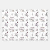 Boho Botanical Wrapping Paper Sheets Geschenkpapier Set (Vorderseite 2)