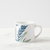 Boho-Botanik-Espresso-Tasse, stilvoller Kaffeebech Espressotasse (Rechts)