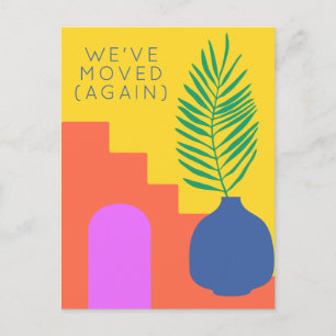Boho Botanisch Wir sind wieder umgezogen Neue Adre Postkarte