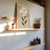 Boho Botanische Blume Poster