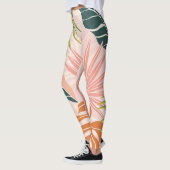 Boho Botanische Kunst: Natur Inspiriert Abstrakt Leggings (Links)