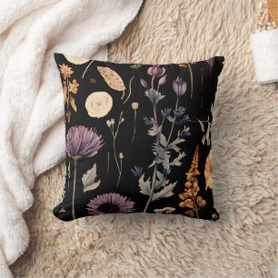 Boho Botanische Wildblume Kissen