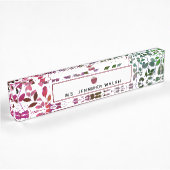Boho botanischer Apple Lehrer Namensplakette