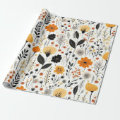 Boho Botanischer Blumenkohl Geschenkpapier (Ungerollt)
