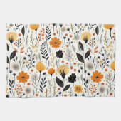 Boho Botanischer Blumenkohl Geschirrtuch (Horizontal)