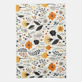 Boho Botanischer Blumenkohl Geschirrtuch (Vertikal)