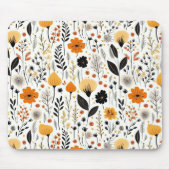 Boho Botanischer Blumenkohl Mousepad (Vorne)