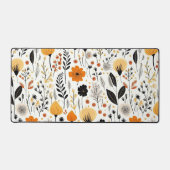 Boho Botanischer Blumenkohl Schreibtischunterlage (Vorderseite)