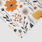 Boho Botanischer Blumenkohl Seidenpapier (Detail)