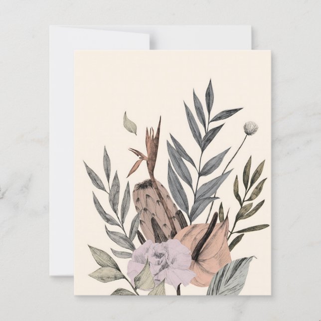 Boho Botanischer Garten - Illustration (Vorderseite)