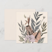 Boho Botanischer Garten - Illustration Einladung (Vorne/Hinten)