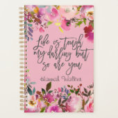 Boho Botanisches Leben ist hart mein Darling Planer (Vorderseite)