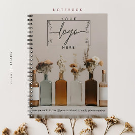 Boho Bottles | Blumen | Ästhetisches Notenbuch Notizblock