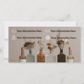 Boho Bottles | Blumen | Geschenkgutschein (Rückseite)