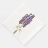 Boho Bouqet von Lavender Guest Paper Handtuch Serviette (Ecke)
