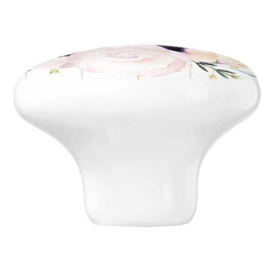 Boho Bouquet Keramikknauf (Seitenansicht)