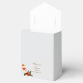 Boho Bouquet mit feurigen Blume Geschenkschachtel (Geöffnet)